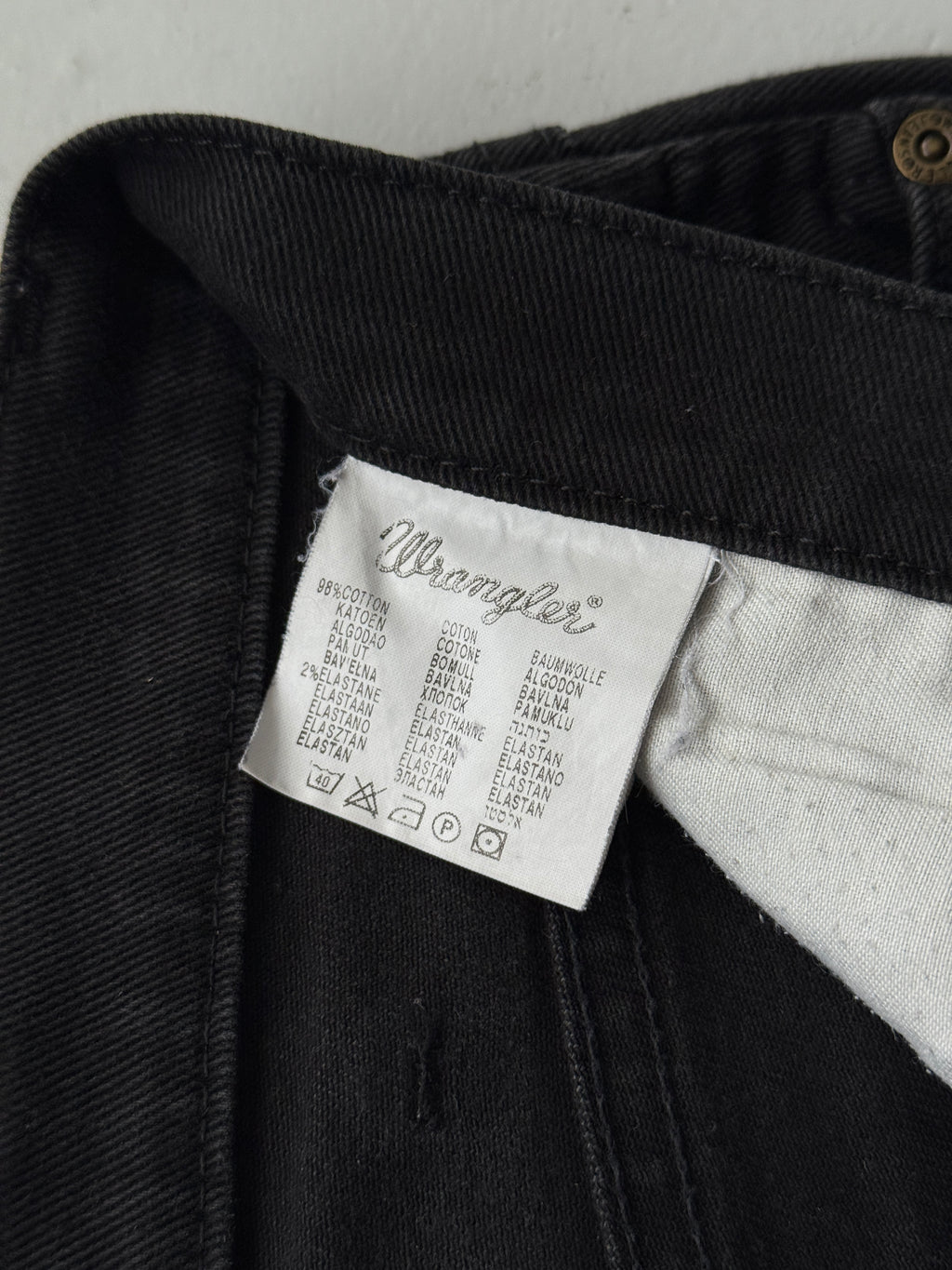 Black Wrangler 00's Vintage Straight Leg Jeans - W32 x L33