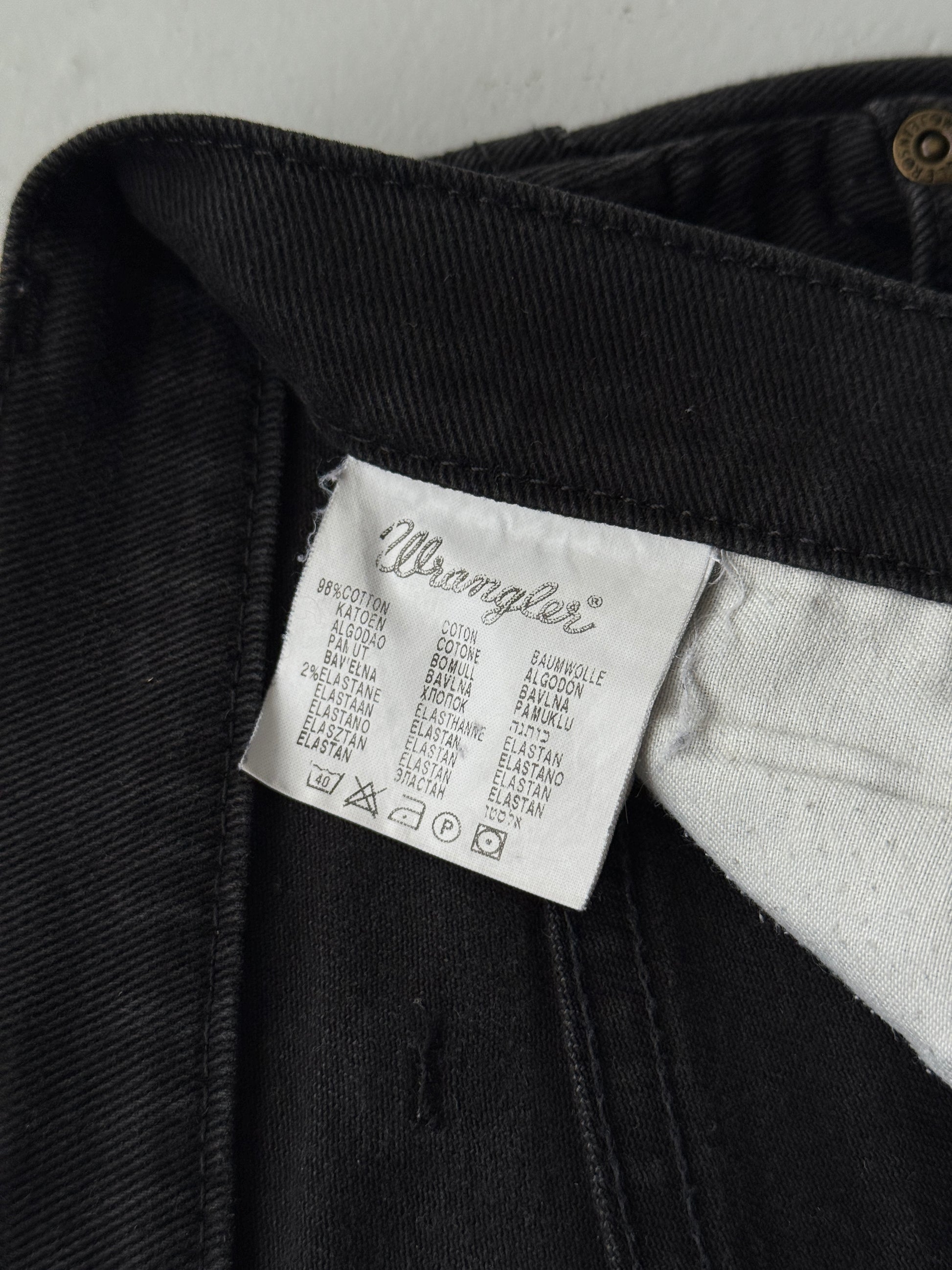 Black Wrangler 00's Vintage Straight Leg Jeans - W32 x L33