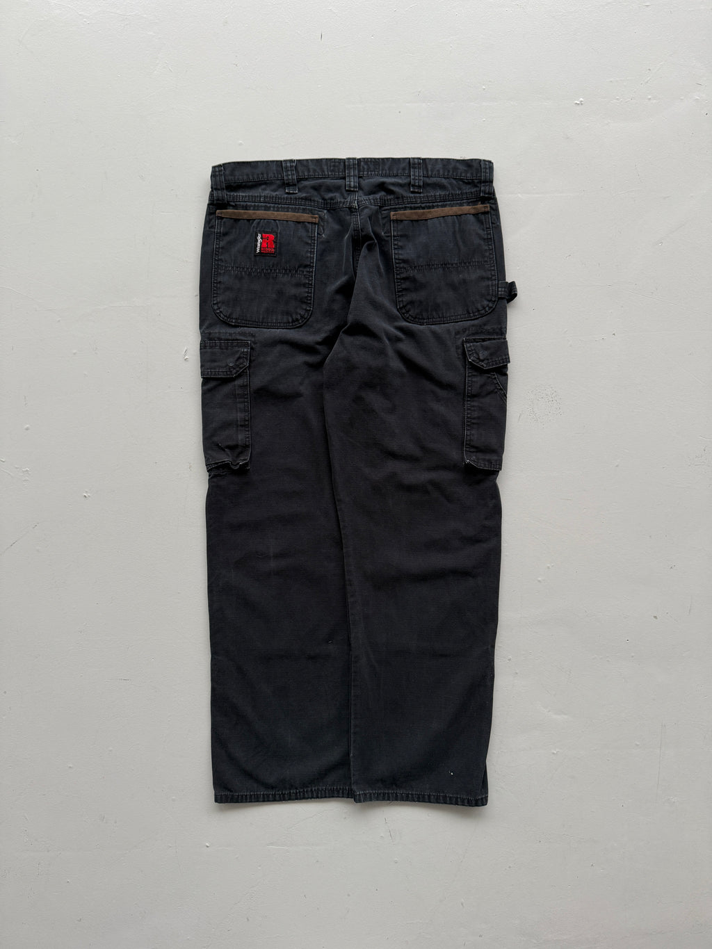 Black Wrangler 00's Vintage Canvas Carpenter Pant Trousers - W36 x L30