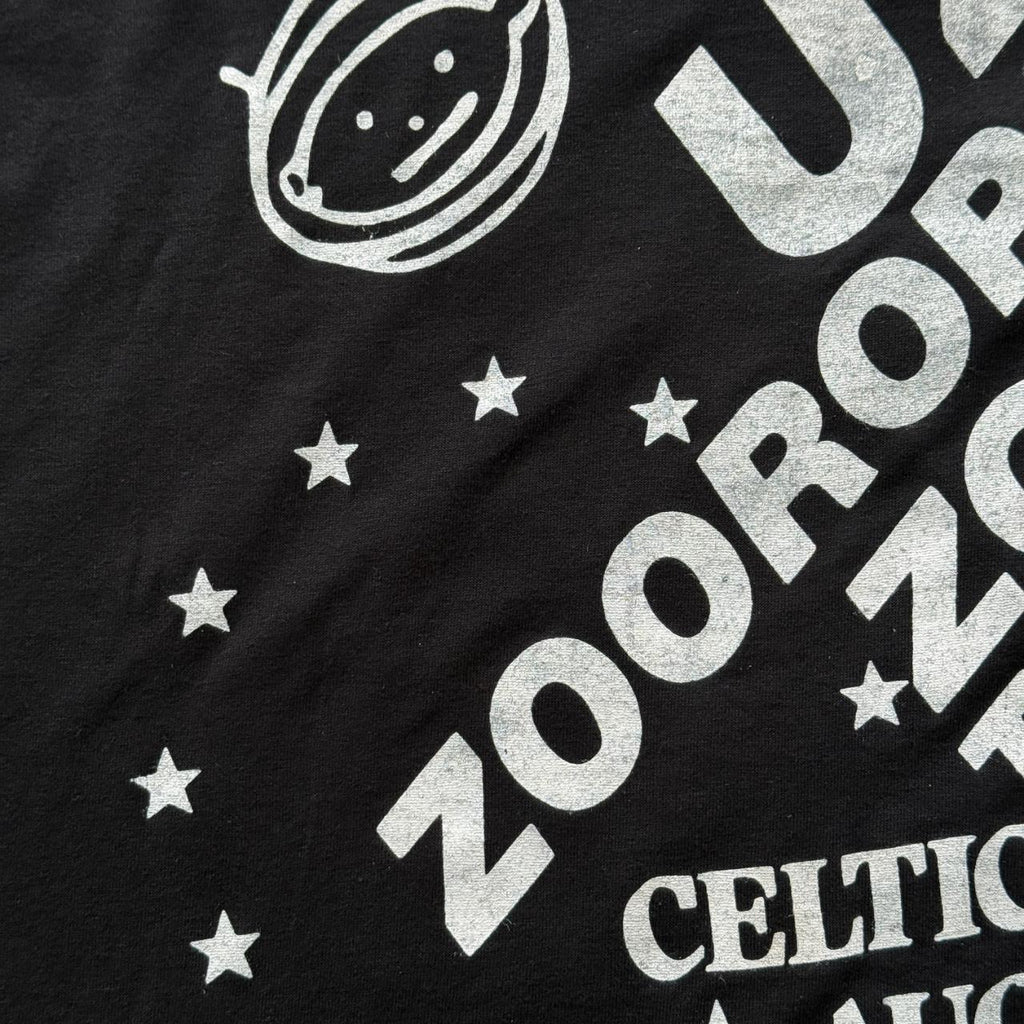 Black 1993 Rare U2 Zooropa Vintage 90's Band T-shirt - Large