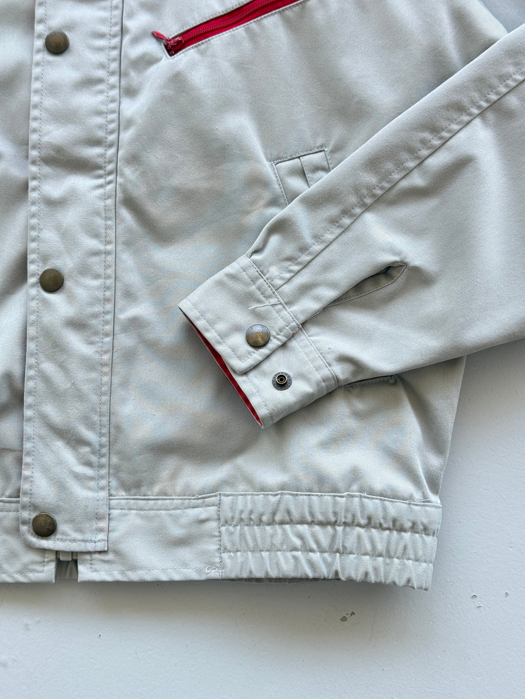 Grey Japanese Workwear 90's Vintage Bridgestone Mechanics - Medium