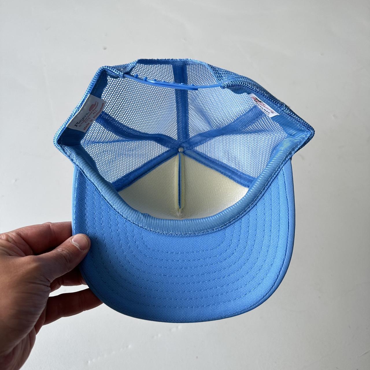 Baby Blue Queen of The Skies Mesh and Foam Trucker SnapBack Cap