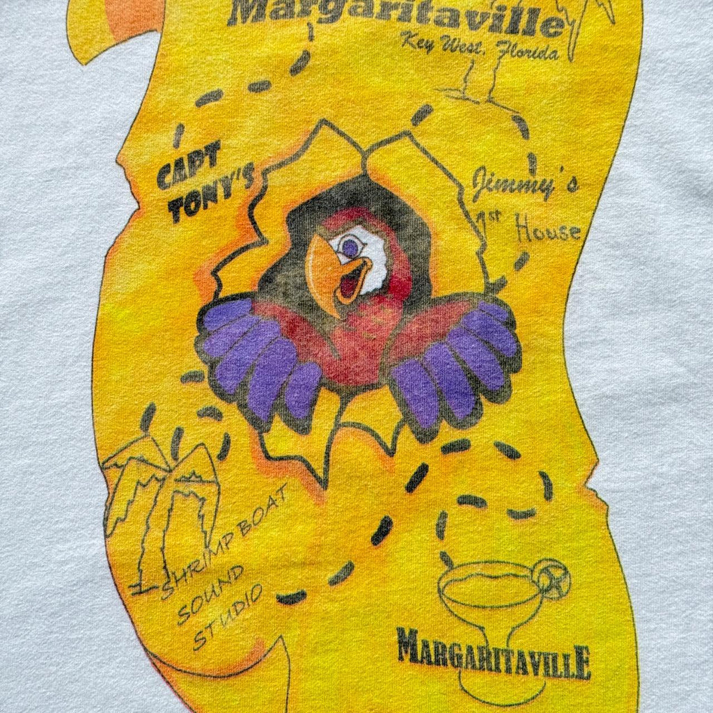 White Margaritaville Vintage 90s T-shirt - XL