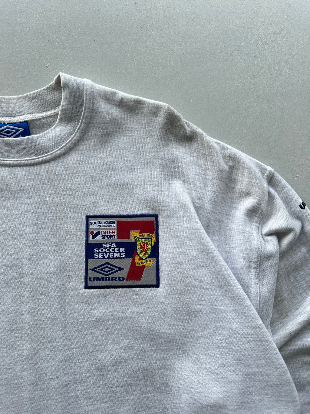 Umbro SFA Soccer Sevens Scotland 90's Vintage Sweatshirt - XL