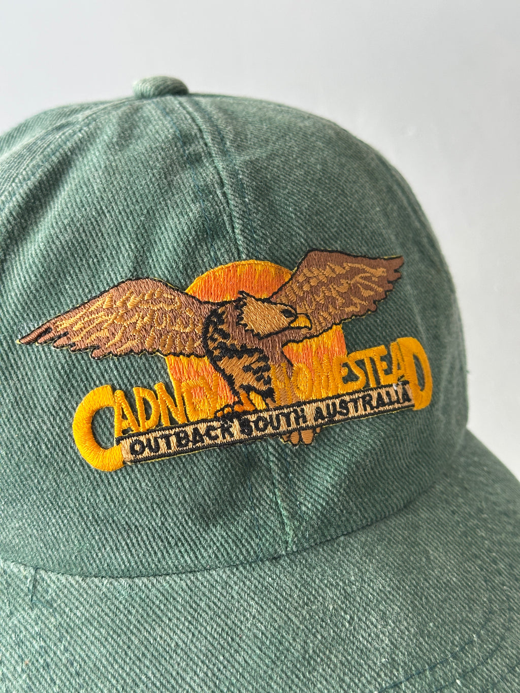 Green Cadney Homestead Outback 90's Vintage SnapBack Trucker Cap