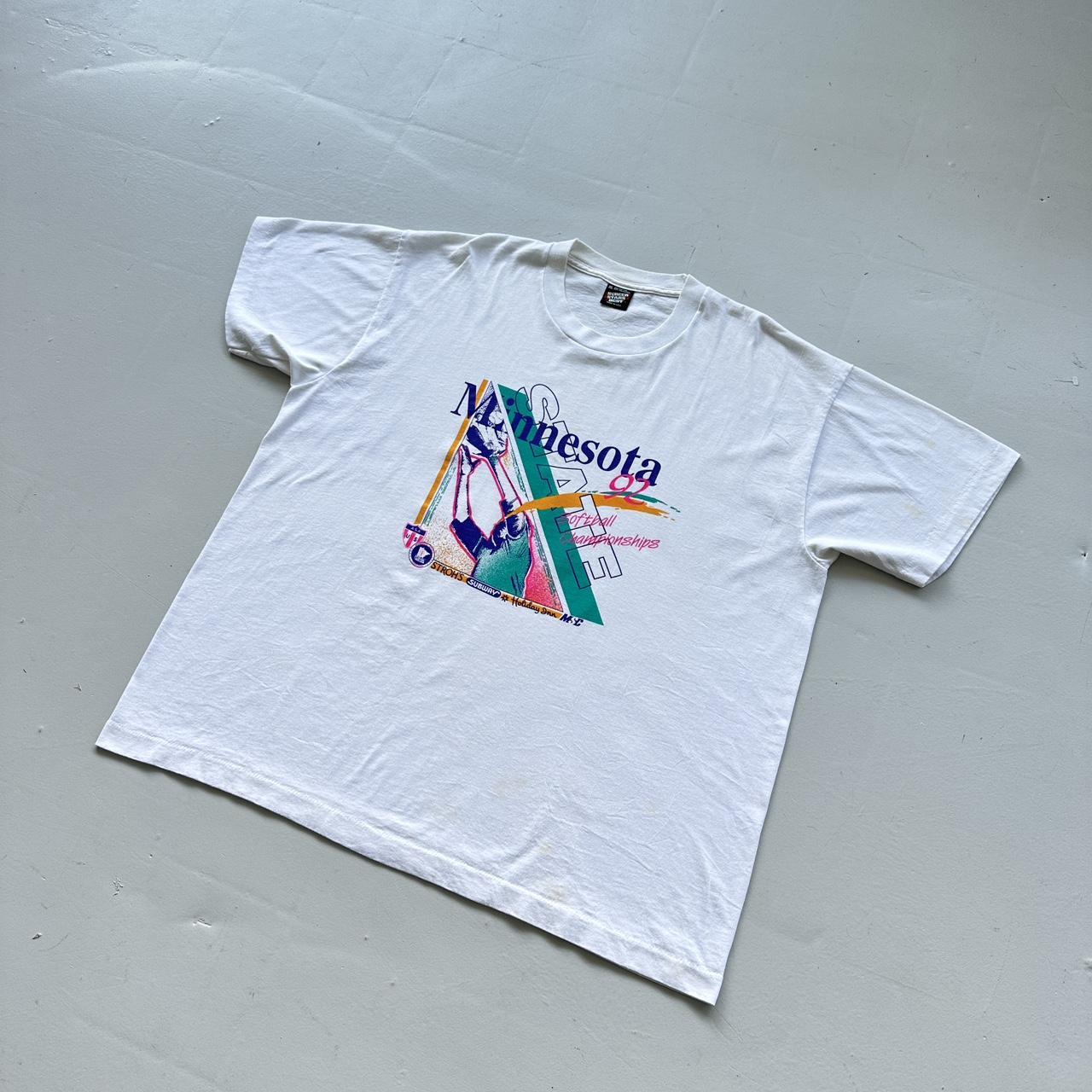 White Minnesota Tourist Vintage 90's T-shirt - 2XL