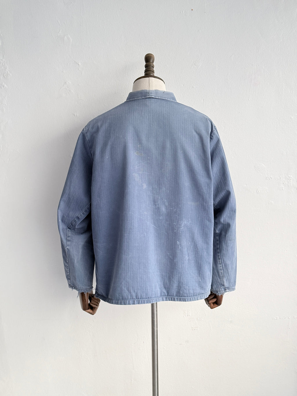 Faded Blue Pionier Vintage Workwear Chore Jacket CH549 - Medium