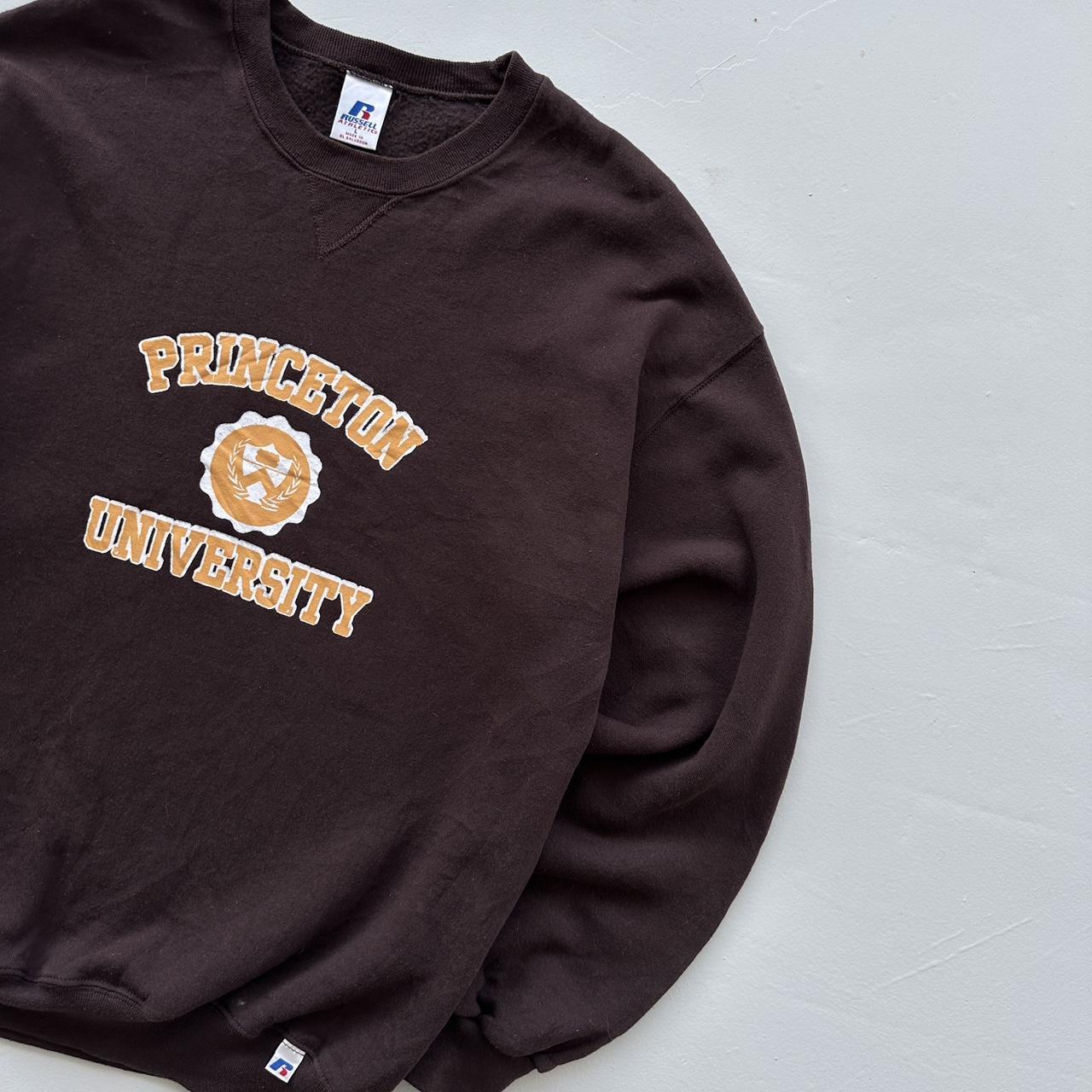 Brown Russell Athletic Princeton University 90s Sweatshirt - Large
