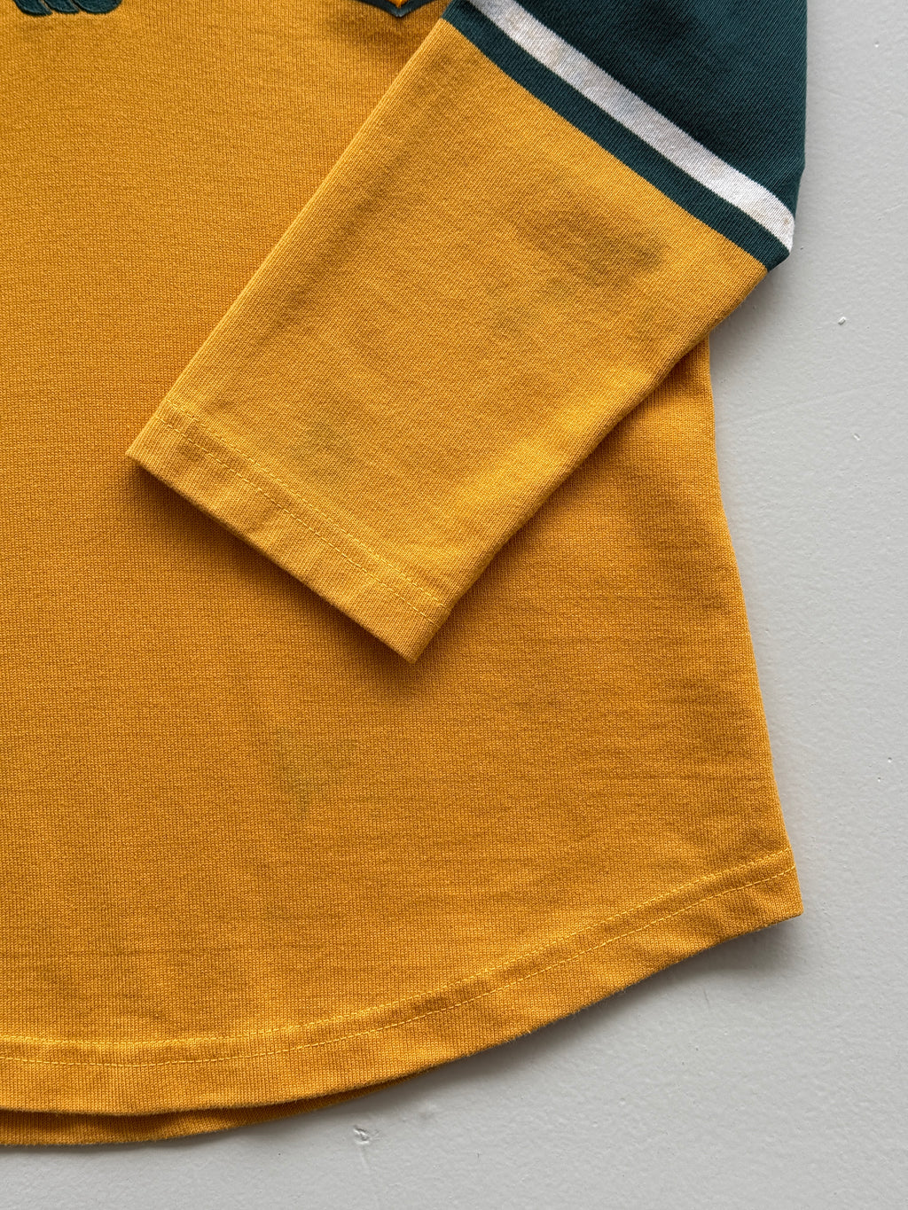 Yellow Australian Rugby 00's Vintage Wallabies Canterbury Kid's Jersey - Age 10