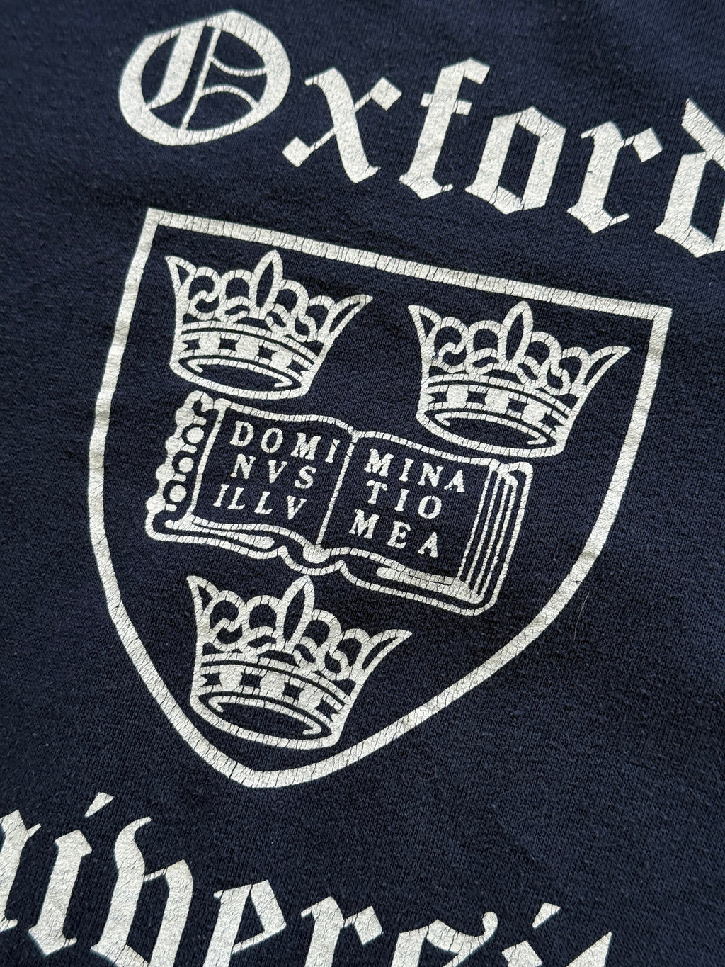 Oxford University Crest 90's Vintage Sweatshirt - Small