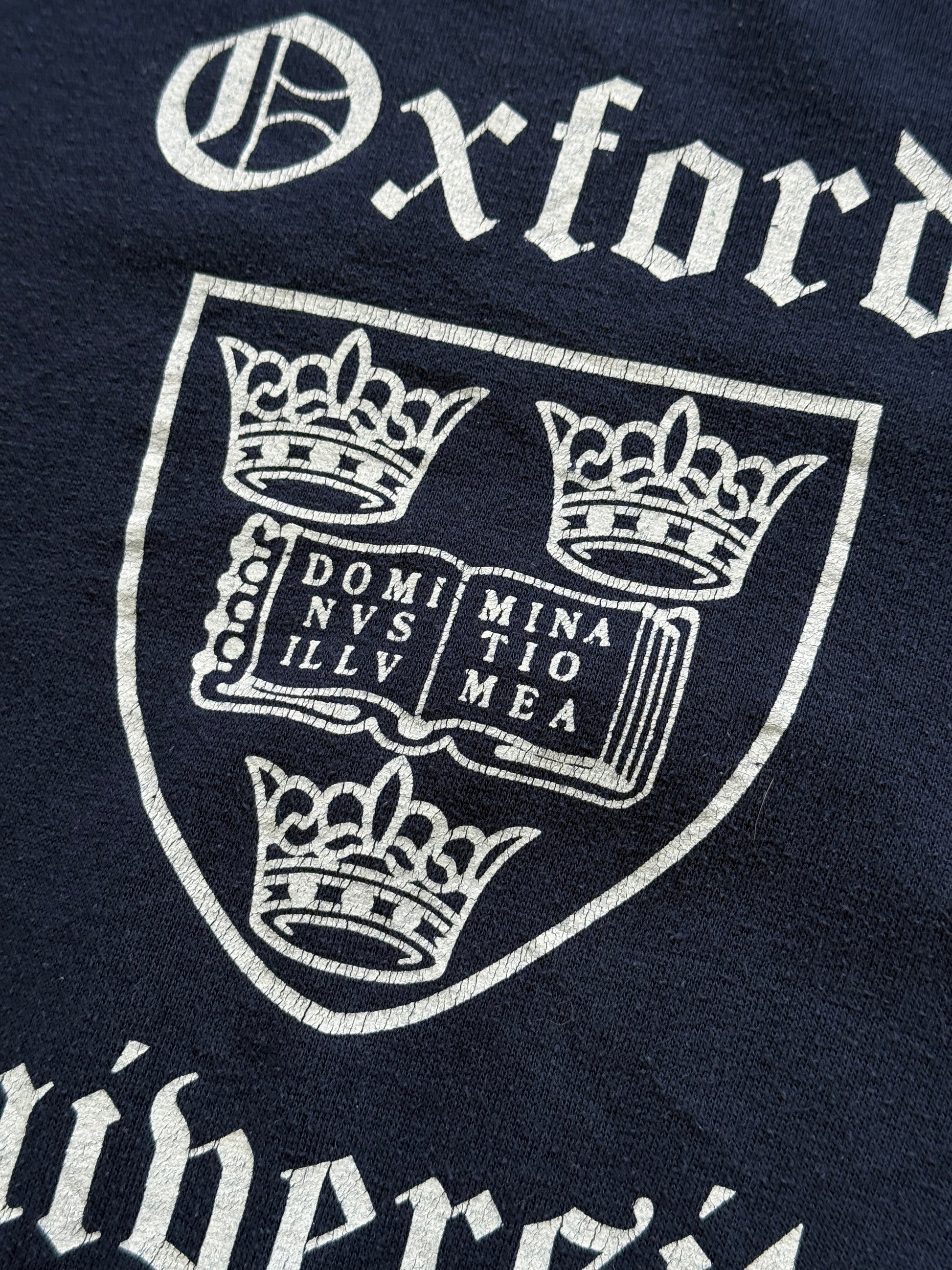 Oxford University Crest 90's Vintage Sweatshirt - Small