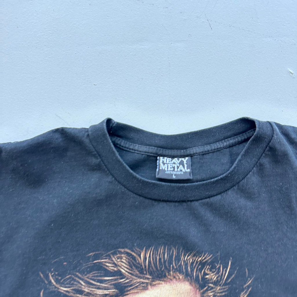 Bon Jovi Black 00s Vintage T-shirt - Large