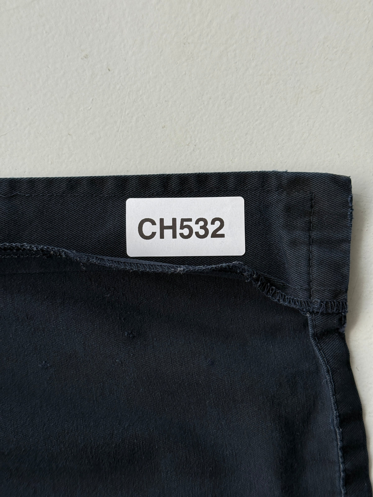 Thrashed Black French 90's Vintage Workwear Chore Jacket CH532 - XL