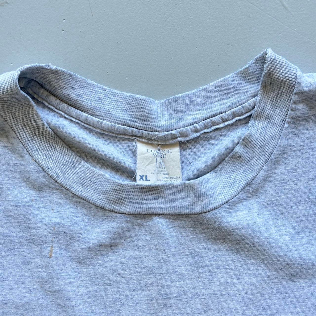 Grey Thrashed USA Flags Olympics 90s Vintage T-shirt - XL