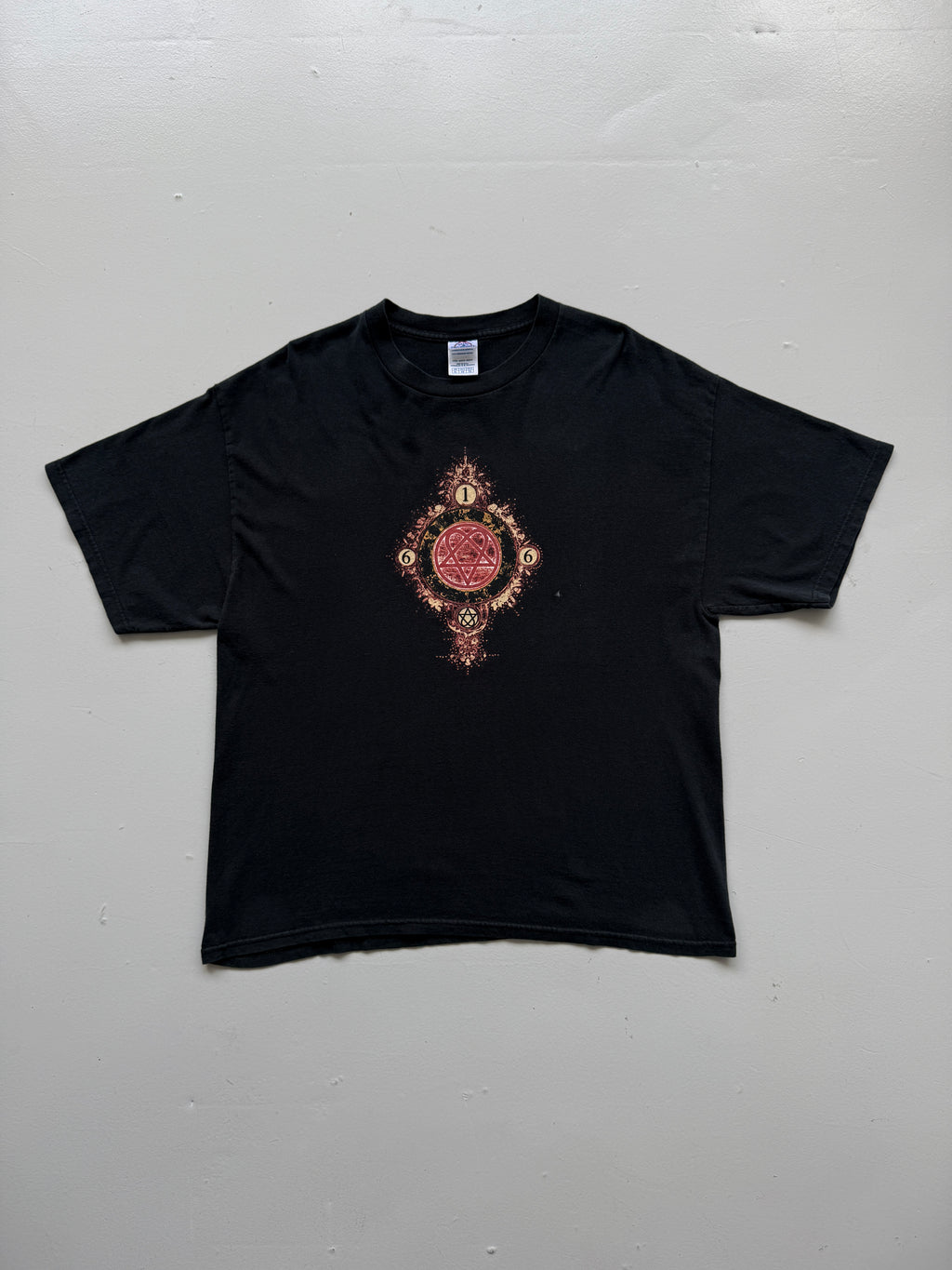Black H.I.M. Heartagram 616 Mid-2000's Vintage Band Graphic T-Shirt - Large