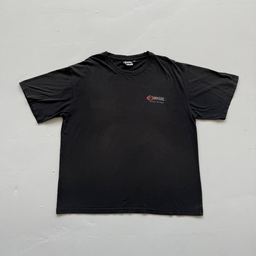 Black JB Automotive 00s Vintage Graphic T-Shirt - XL