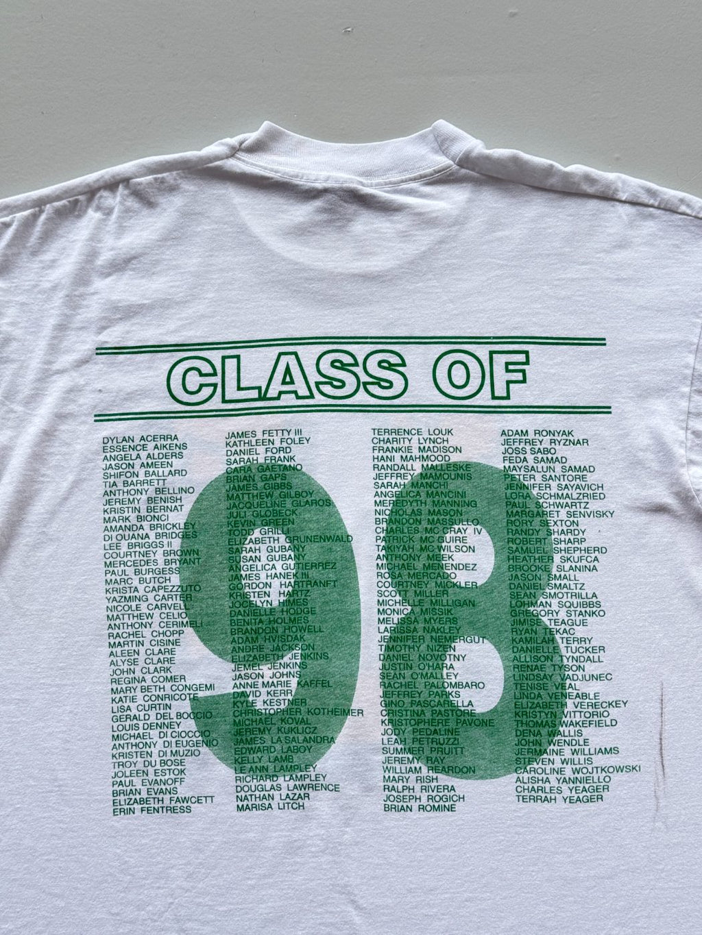 Fruit of the Loom Best We've Got U Class! Class of '98 Vintage College T-Shirt -