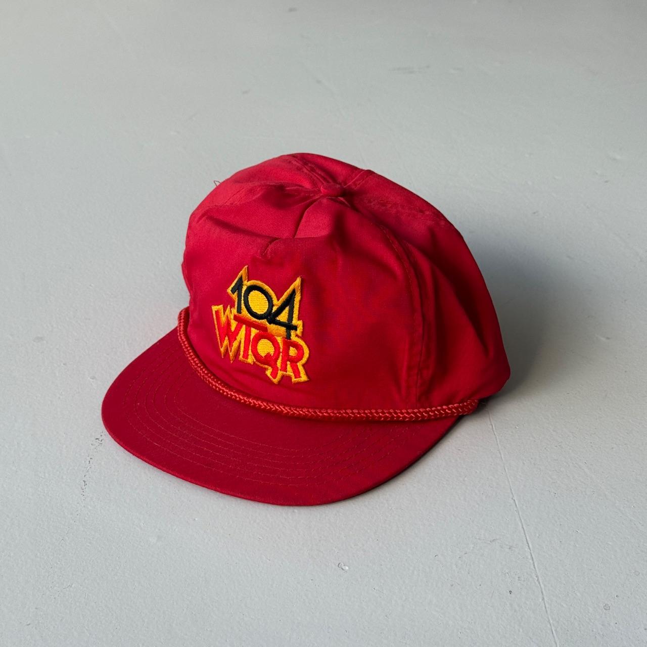 Red 104 WTQR Vintage SnapBack Trucker Cap