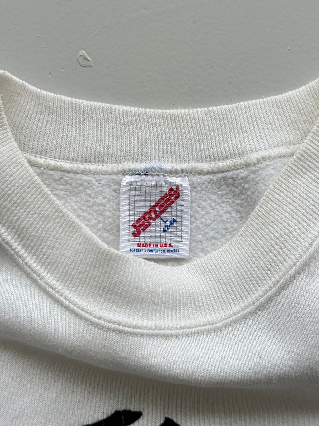 White New York 80's Vintage Graphic Tourist Sweatshirt Jumper - Medium
