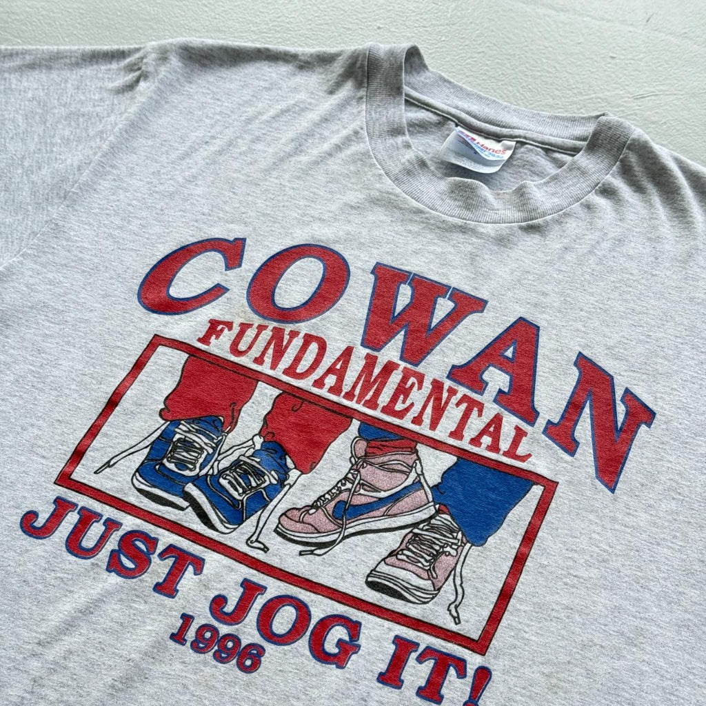 Grey Just Jog It Nike Pun Vintage 90s T-shirt - Medium