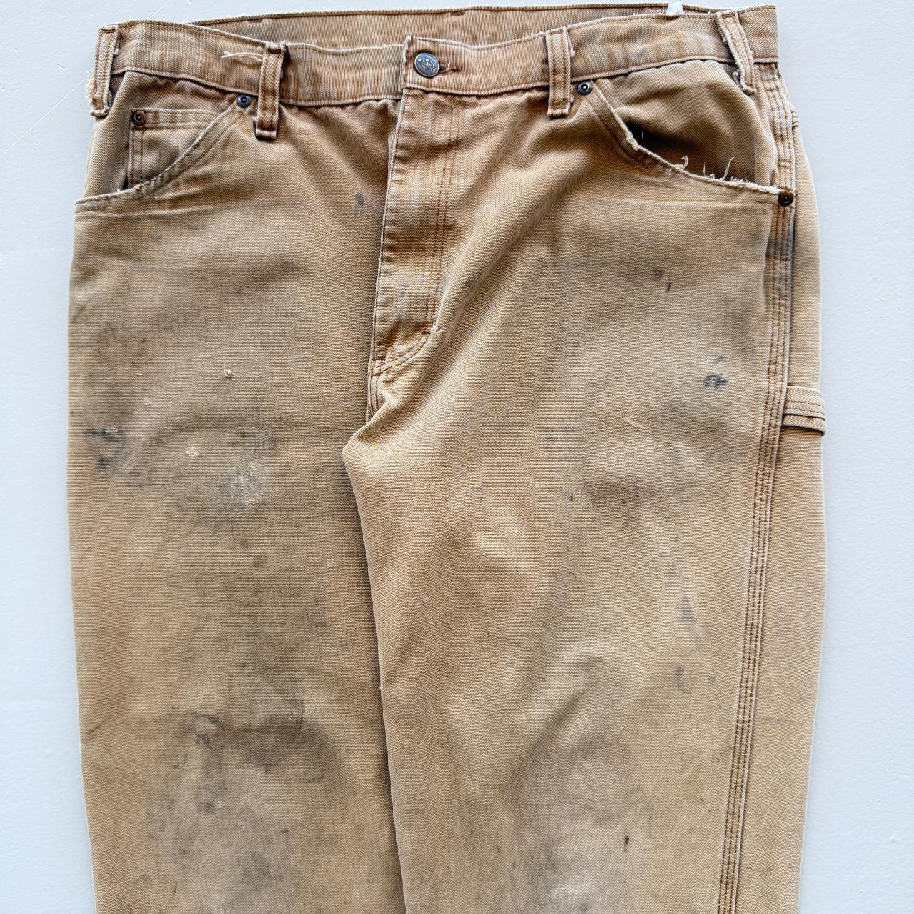 Hamilton Brown Dickies Thrashed Vintage Carpenter Pants - 34" x 32"