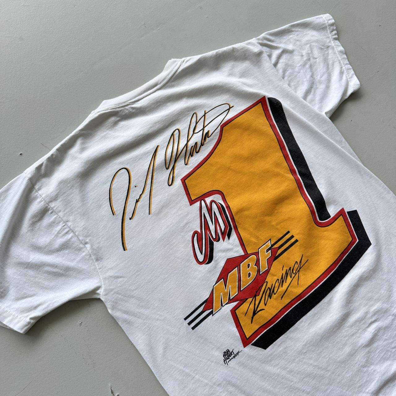 White Nascar Vintage T-shirt - Small