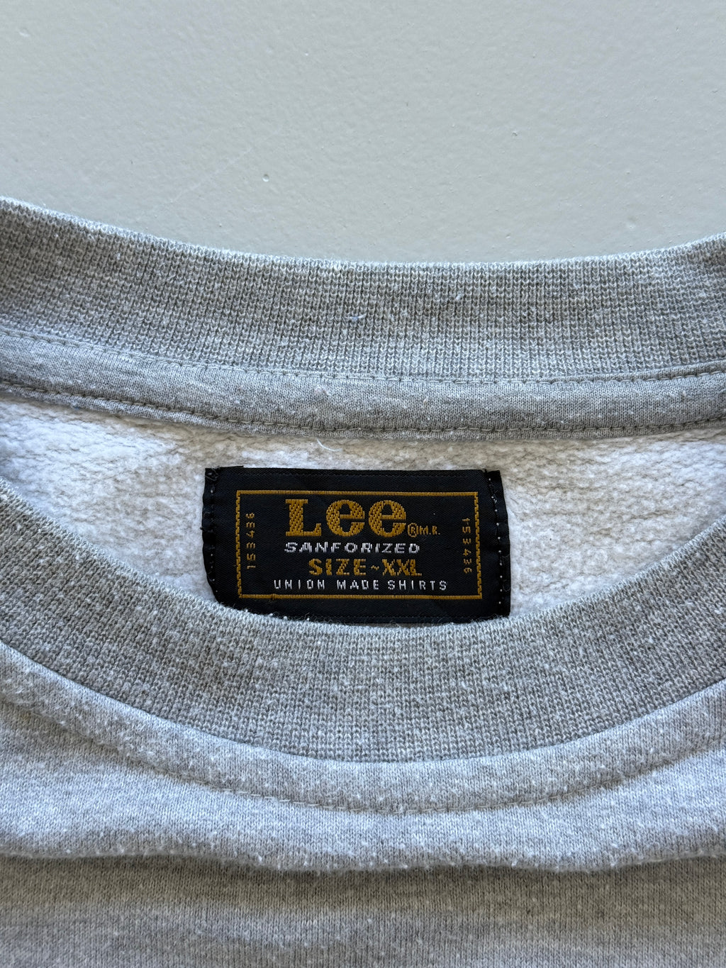 Grey Lee 90's Vintage Union Made Graphic Sweatshirt Jumper - XL