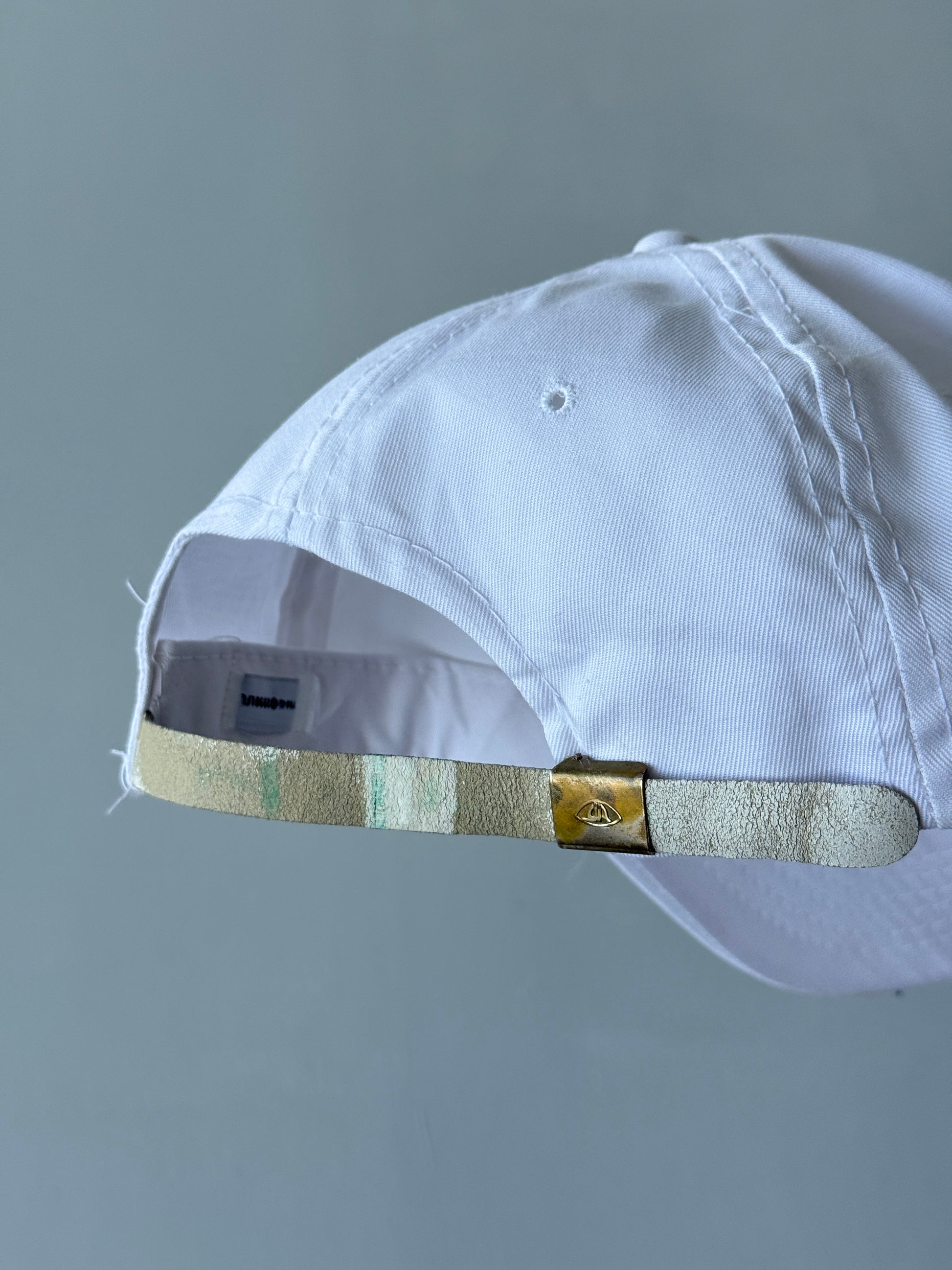 White Indiana Jones 90's Vintage Strapback Cap