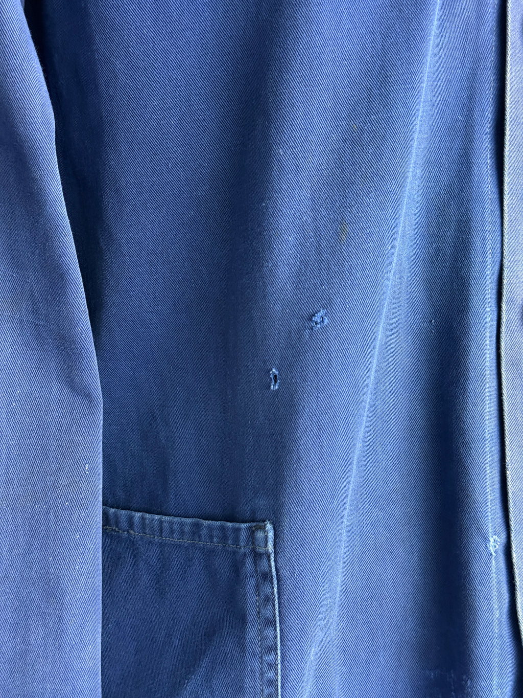 Faded Blue Friendship 1960s Vintage Workwear Chore Jacket CH474 - Medium Boxy
