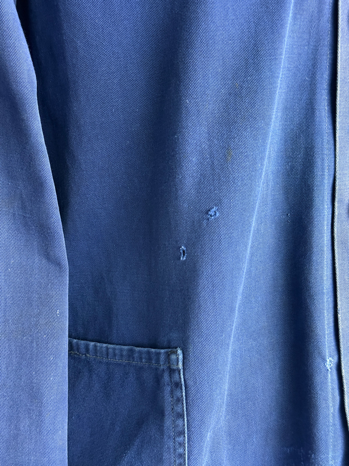 Faded Blue Friendship 1960s Vintage Workwear Chore Jacket CH474 - Medium Boxy