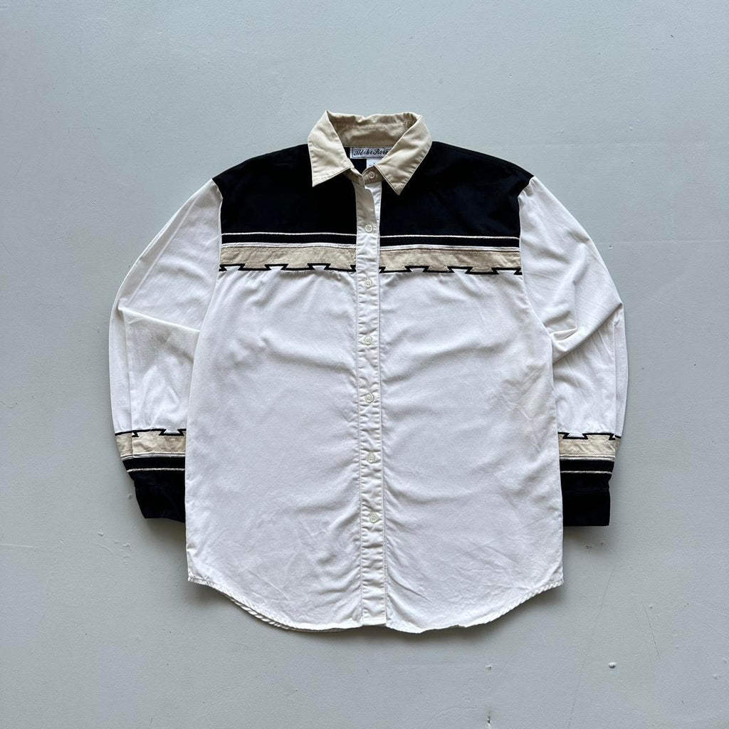 Womens Western Cowboy 90s Vintage Shirt - Medium