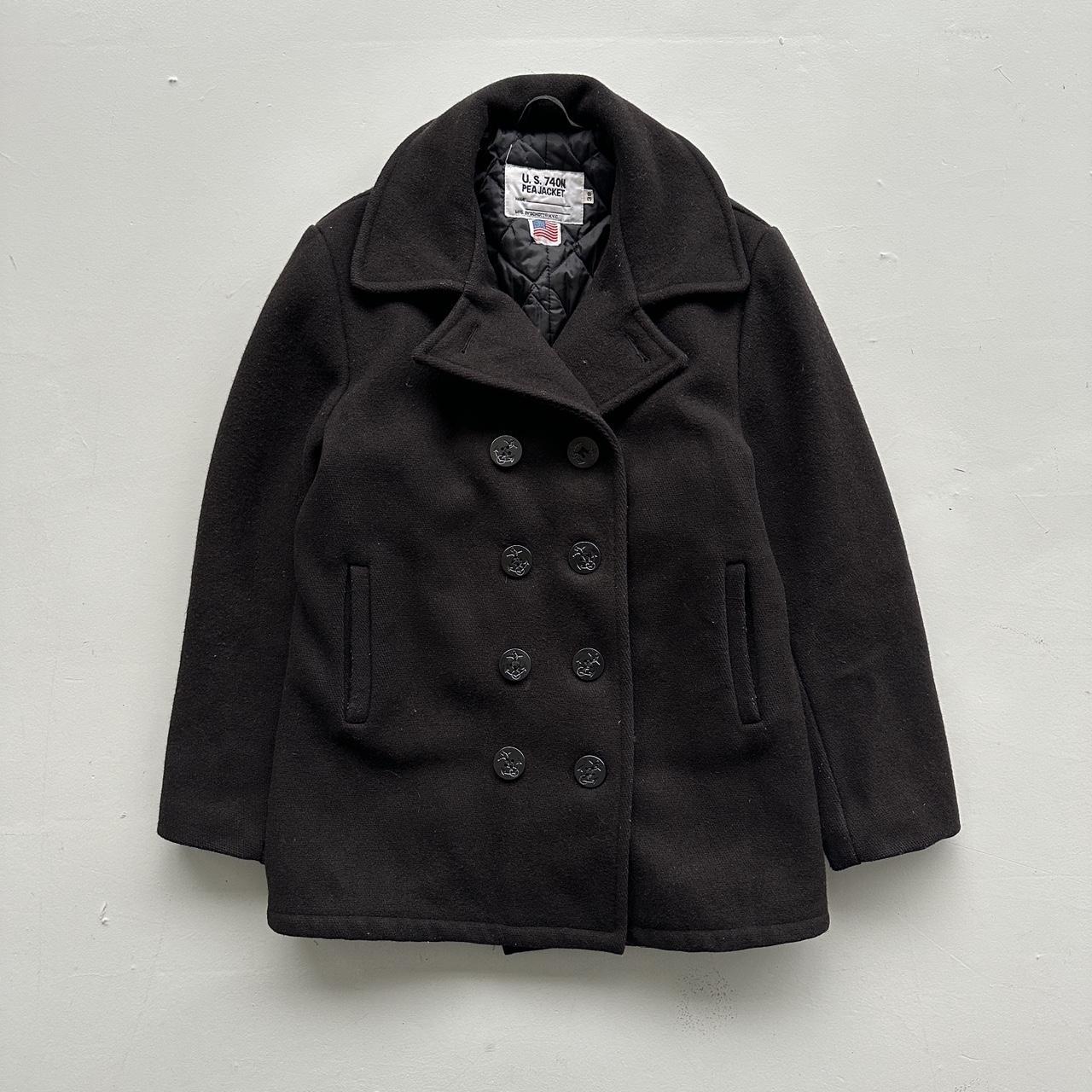 Pea Coat Coat Size 38 In Us Schott 740N Naval Vintage 90s Pea Coat