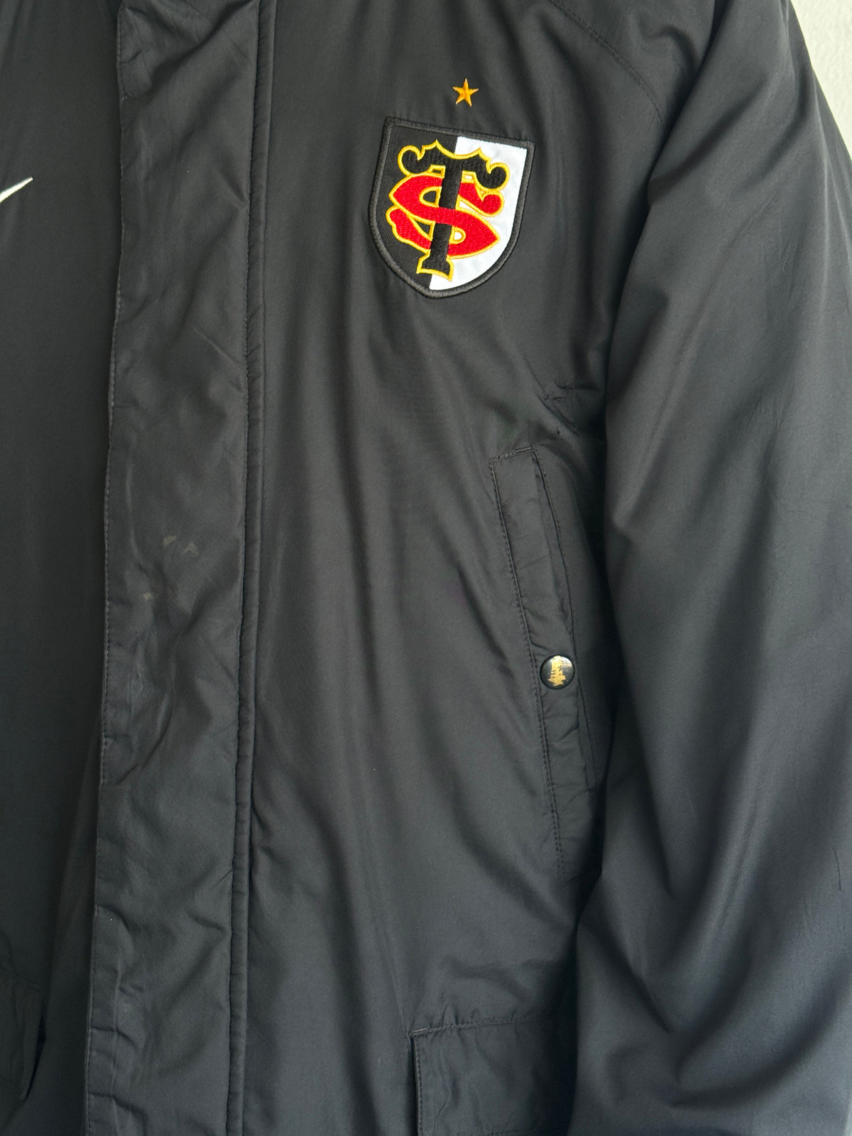 Nike Stade Toulousain Peugeot 00's Vintage Rugby Jacket - Large