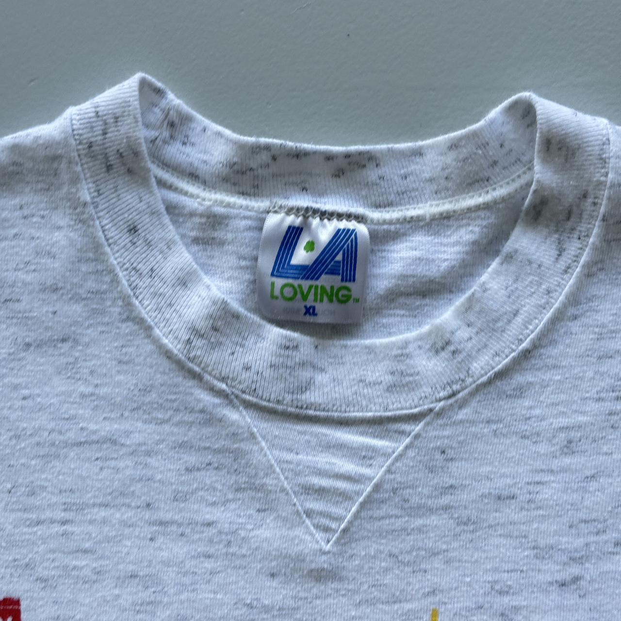 Grey Side Swiper Contractor Vintage 90s T-shirt - XL