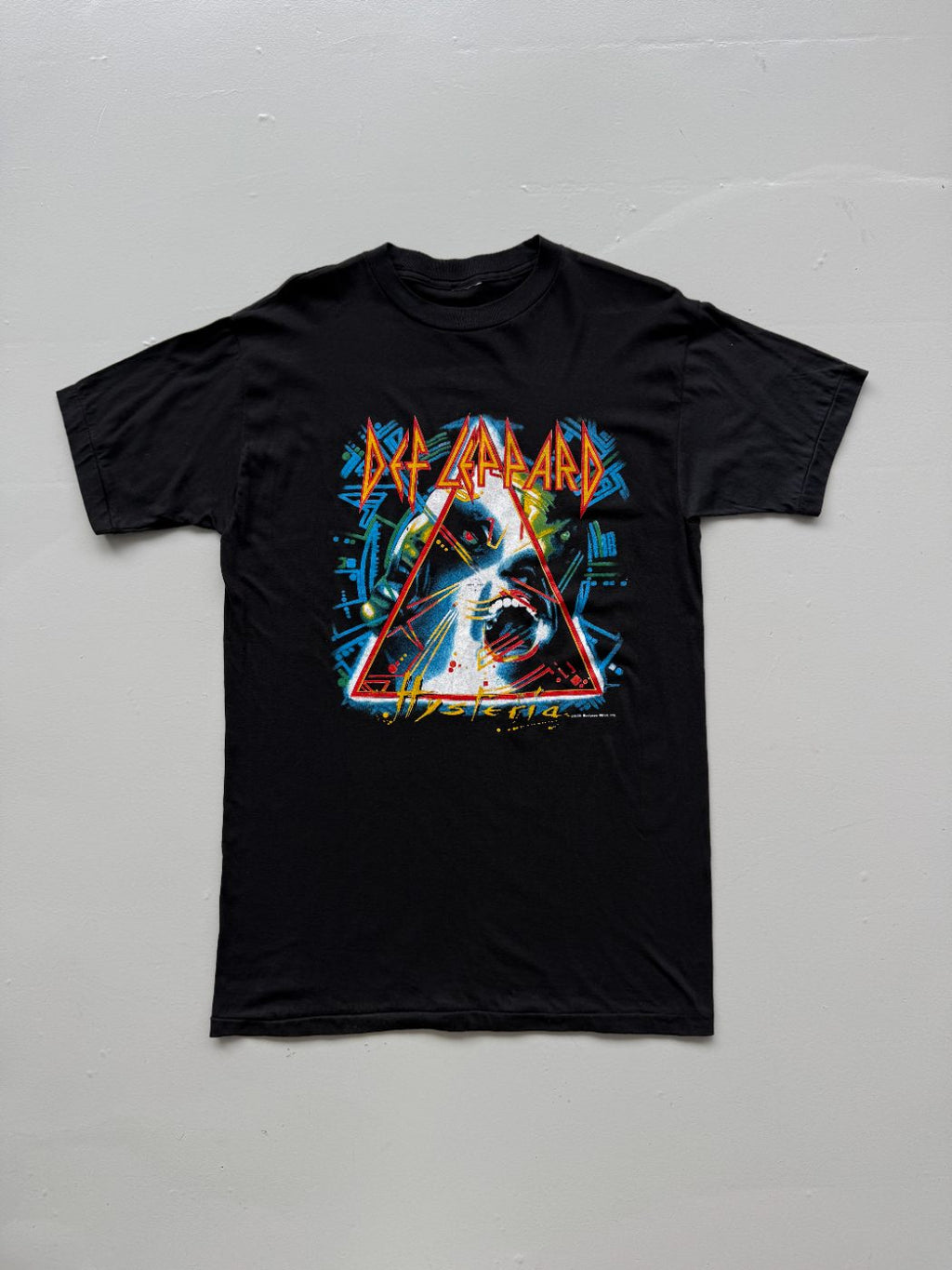 Def Leppard Hysteria Tour Rare 1987-88 Single Stitch Vintage T-Shirt - Large
