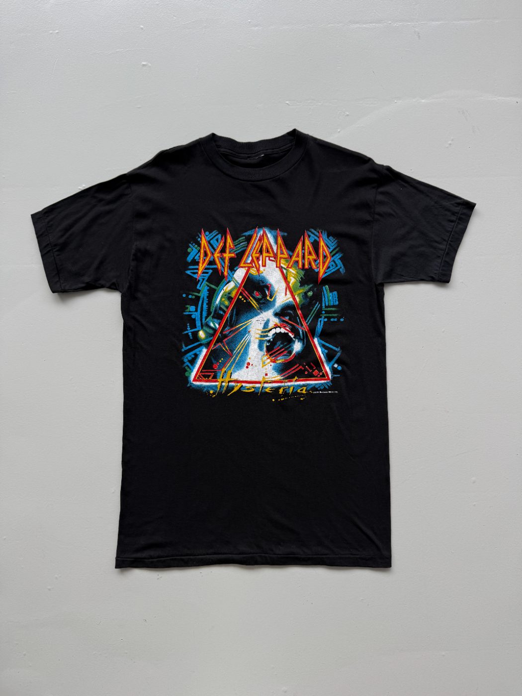 Def Leppard Hysteria Tour Rare 1987-88 Single Stitch Vintage T-Shirt - Large