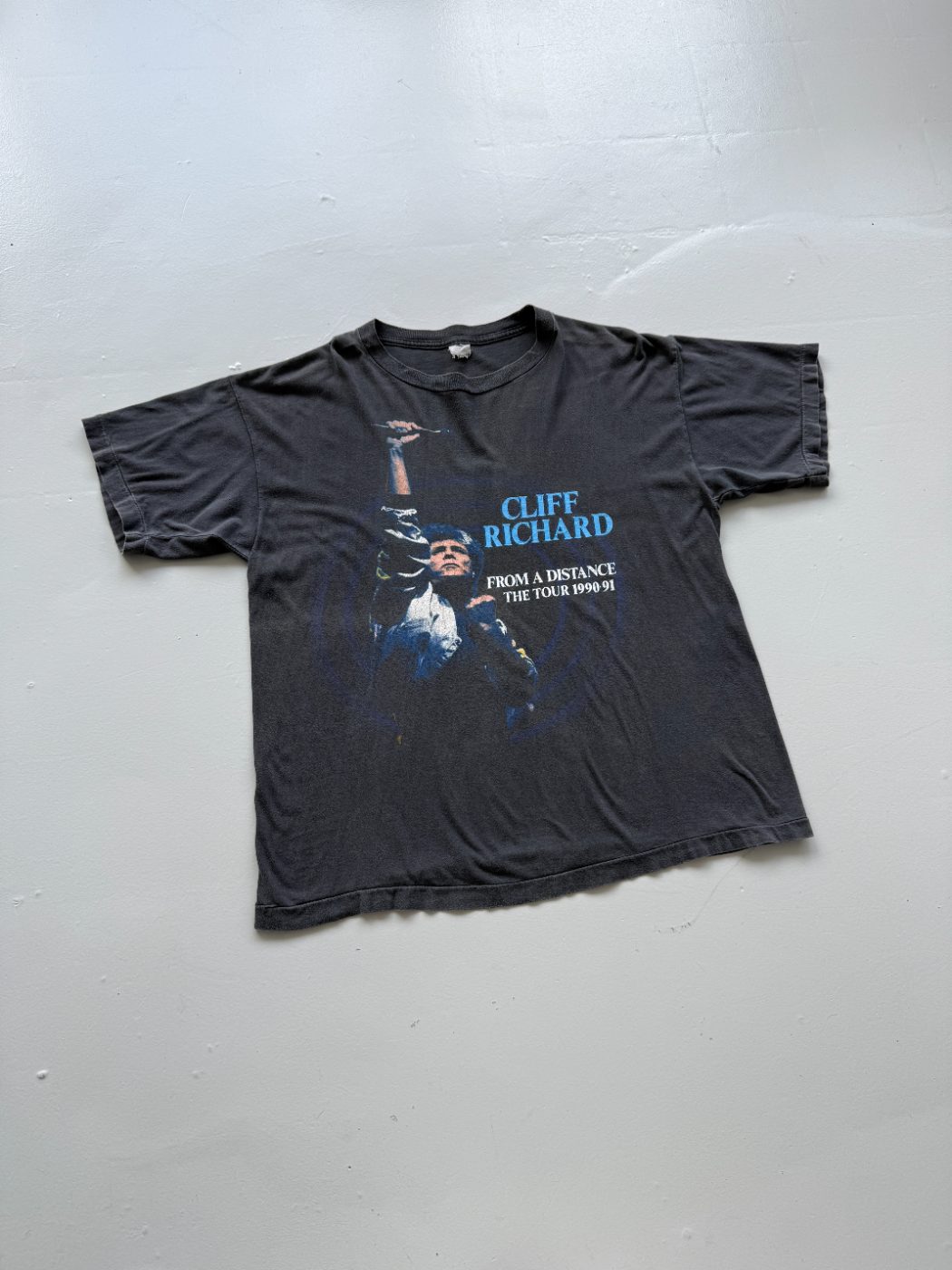 Cliff Richard From A Distance The Tour 1990-91 Vintage Single Stitch T-Shirt - L