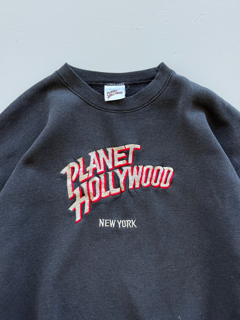 Black Planet Hollywood 90's Vintage Graphic Tourist Sweatshirt Jumper - XL