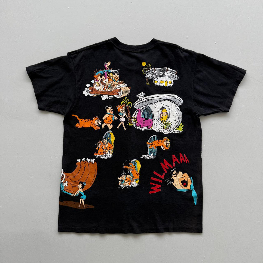 Black 1994 The Flintstones Yabba Dabba Do Rare Vintage 90's Band T-shirt - Large
