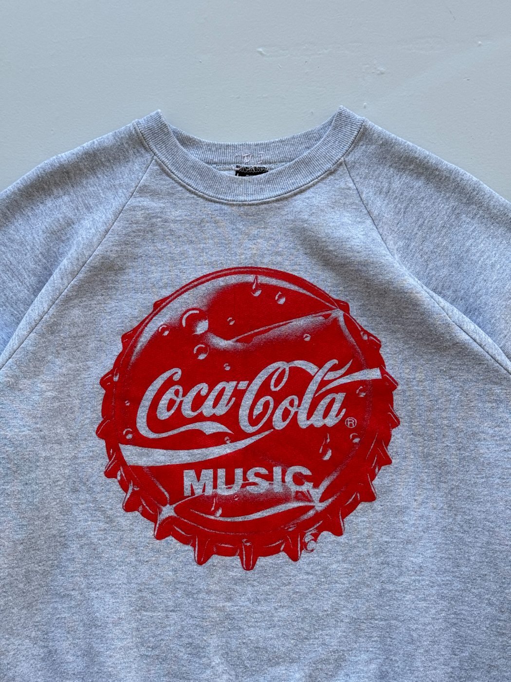 Coca-Cola Music 90's Vintage Sweatshirt - Large