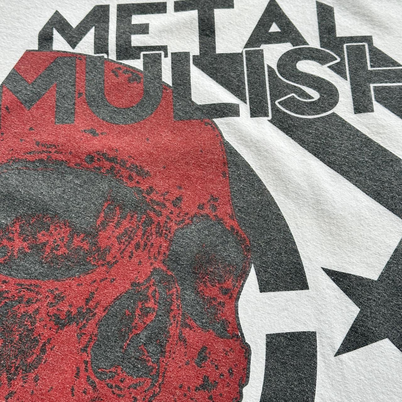 White Metal Mulisha Vintage 00's Graphic T-shirt - Large
