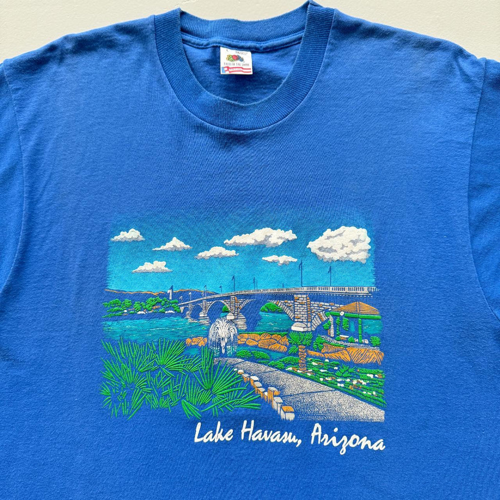 Blue Arizona Tourist Vintage 90s T-shirt - Medium