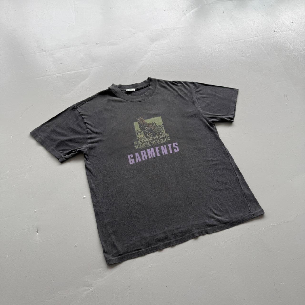 Faded Black Expedition with Basics 90s Vintage T-Shirt - Large