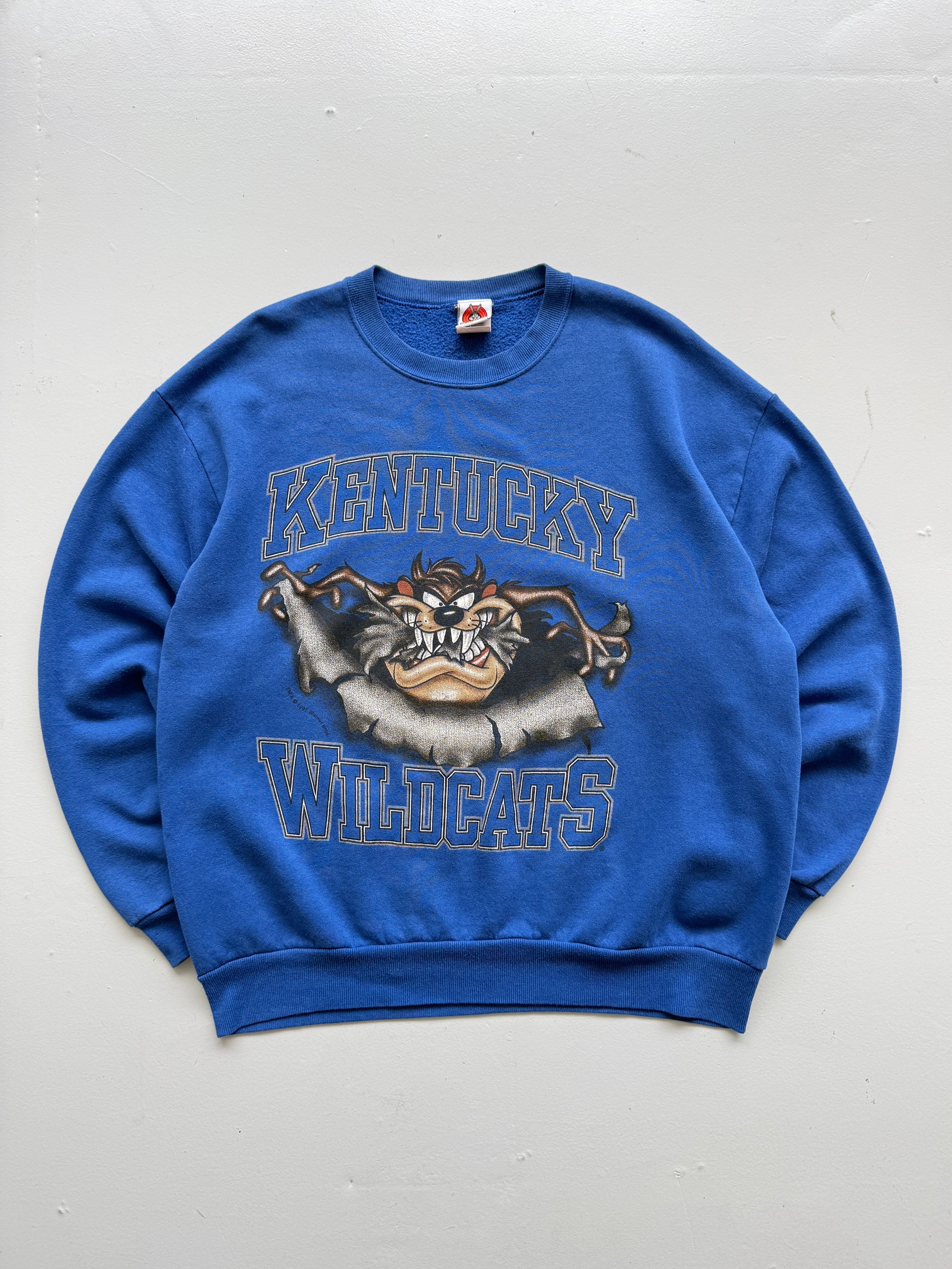 Looney Tunes Kentucky Wildcats Taz 90's Vintage Sweatshirt - XL