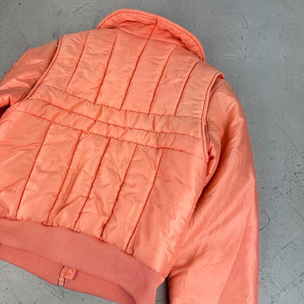 Salmon / Peach 80s vintage Ski Jacket - 6/8