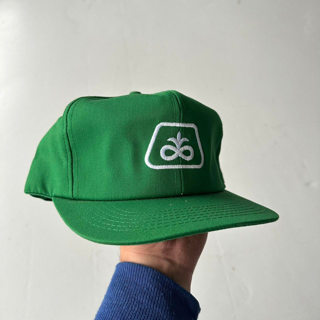 Green John Deere Western Vintage Cotton SnapBack Trucker Cap