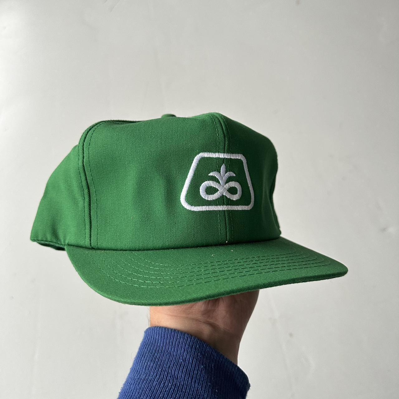 Green John Deere Western Vintage Cotton SnapBack Trucker Cap