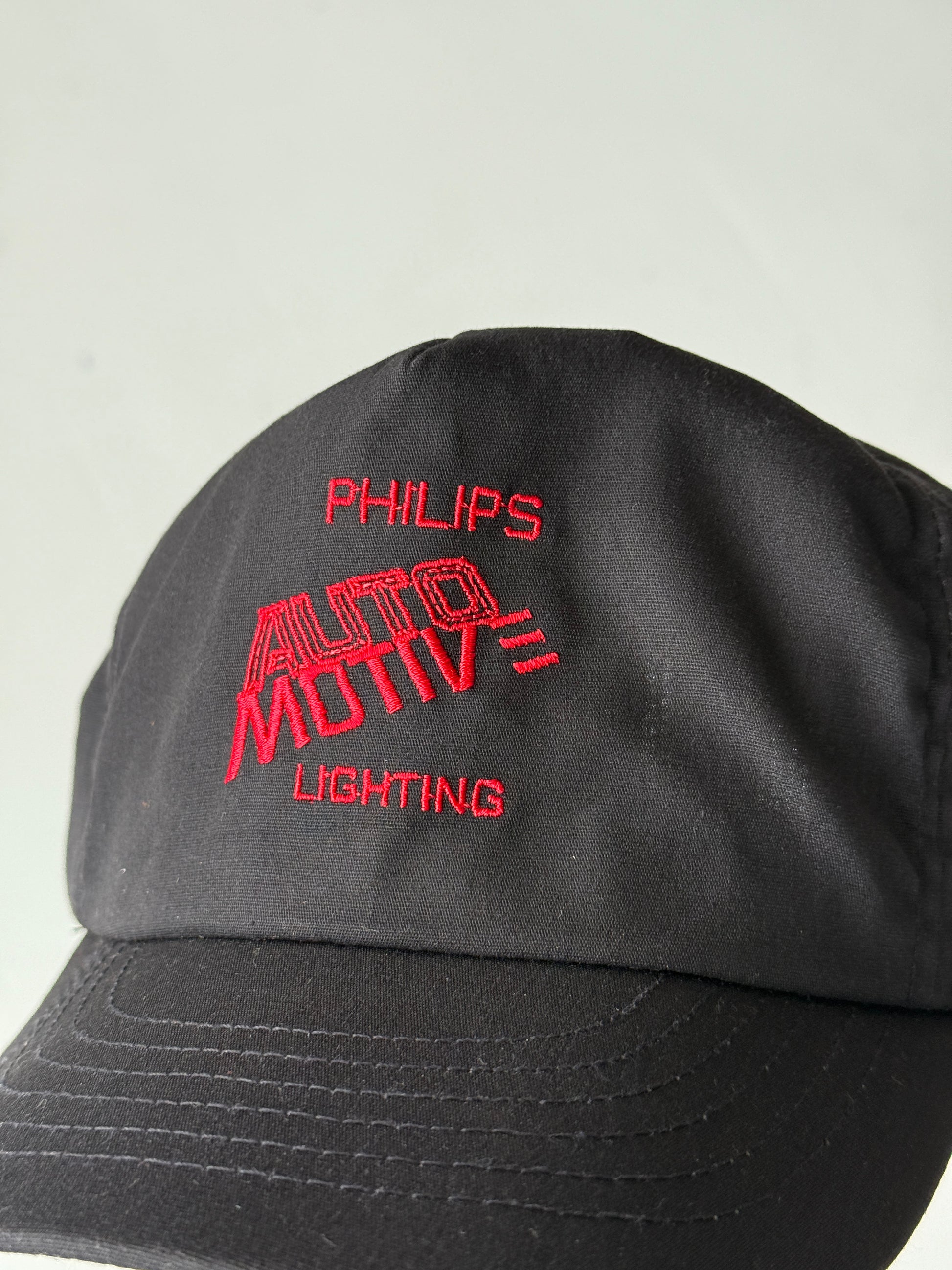 Black Philips Lighting Vintage Nylon SnapBack Trucker Cap
