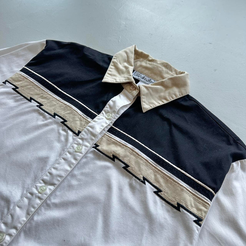 Womens Western Cowboy 90s Vintage Shirt - Medium