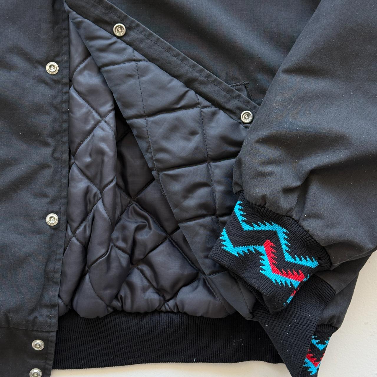 West Ark Patterned 90s Western Bomber Jacket - XL